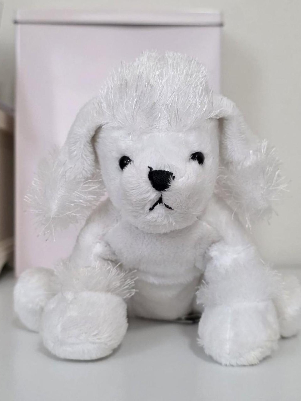 ♡ White Poodle Webkinz Lil' Kinz Plush Dog ♡